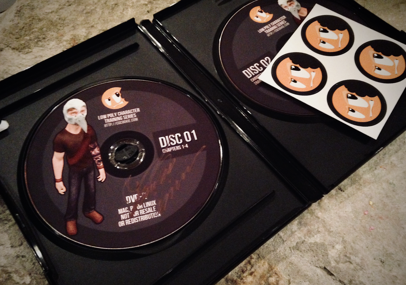 One of our early training DVDs