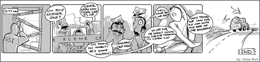 A CG Cookie comic by Drew Wolf